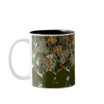 Floral Tree Mug by litabug Floral Tree Mug