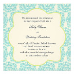 Floral Vine Medallion Invitation