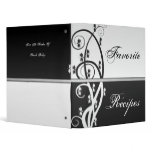 Floral Vine Recipe Book binders