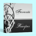 Floral Vine Recipe Book binders