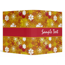 Floral Watercolor Grunge Binder