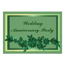 Floral Wedding Anniversary invitations