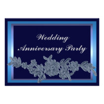 Floral Wedding Anniversary invitations