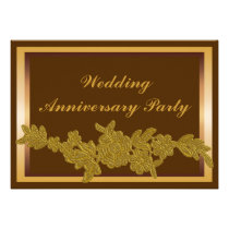 Floral Wedding Anniversary invitations