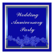 Floral Wedding Anniversary invitations