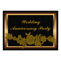 Floral Wedding Anniversary invitations