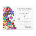 Floral Wedding Invitation postcards