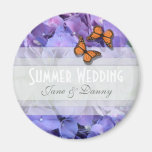 Floral Wedding Magnet