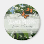 Floral Wedding Magnet