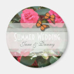 Floral Wedding Magnet