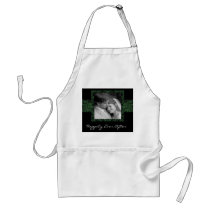 Floral Wedding Photo Apron Keepsake by samack Floral Wedding Photo Apron Keepsake