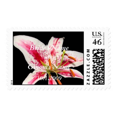 Floral Wedding Postage postage