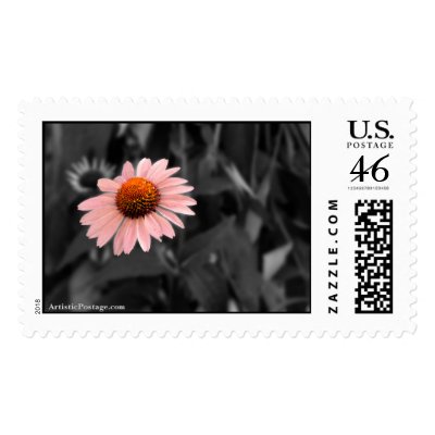 Floral Wedding Postage Stamp