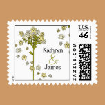 Floral Wedding Stamp stamps