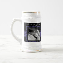 Floral Wedding Stein Photo Gift mugs by samack Floral Wedding Stein Photo Gift mugs