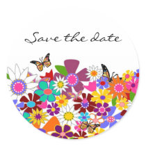 Floral Wedding Stickers