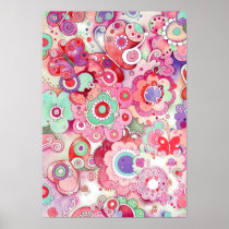Floral Whimsy Art Print