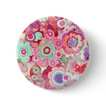 Floral Whimsy Button