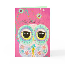 Floral Wishes - Get Well Card