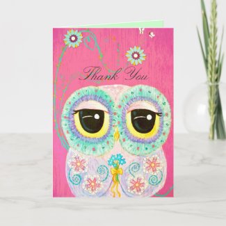 Floral Wishes - Thank You card