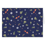 Floral with Birdies on Blue cards