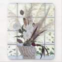 Floral with Glass Blocks mousepads