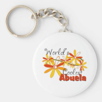 Floral World's Coolest Abuela keychains