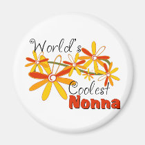 Floral World's Coolest Nonna magnets
