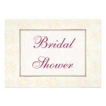 Floraline Mauve Bridal Shower invitation invitations