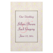 Floraline Mauve WEDDING Program flyers