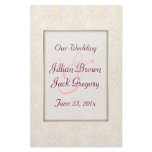 Floraline Mauve WEDDING Program Custom Flyer