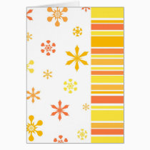 Florals and stripes cards