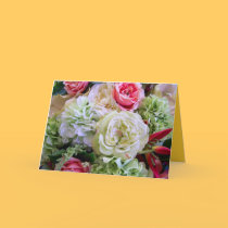 Florals For Greetings Blank Card cards