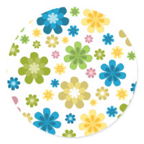 Florals - hippie design stickers