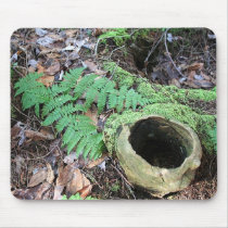 FLORAS FEAST FERNY HOLLOW mousepads
