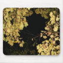 FLORA'S FEAST NIGHTLEAVES mousepads by wendybandurskimiller FLORA'S FEAST NIGHTLEAVES mousepads