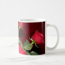 FLORAS FEAST RED ROSES mugs