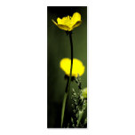 Floreal bookmark business card