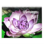Florece cada mes calendario de pared
