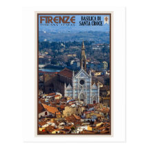 Florence - Basilica di Santa Croce Postcard