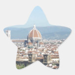 Florence Duomo from Michelangelo Square (new-St.K) Star Stickers