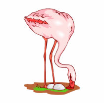 Florence Flamingo photo sculptures by BisforBirds Florence Flamingo photo sculptures