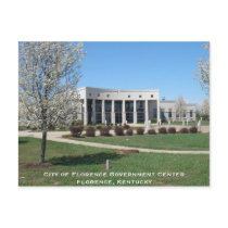 Florence Government Center Postcard