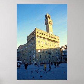 Florence, Italy (Piazza della Signoria) Poster