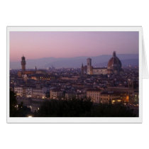 Florence, Italy - view from Piazzale Michelangelo cards