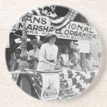 Florence Jaffray Hurst Daisy Harriman Suffragette Coasters