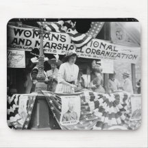 Florence Jaffray Hurst Daisy Harriman Suffragette Mouse Pad