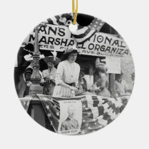 Florence Jaffray Hurst Daisy Harriman Suffragette Christmas Ornament