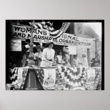 Florence Jaffray Hurst Daisy Harriman Suffragette Poster