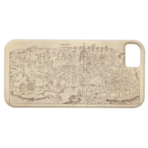 Florence, Medieval Woodcut iPhone 5 Cover